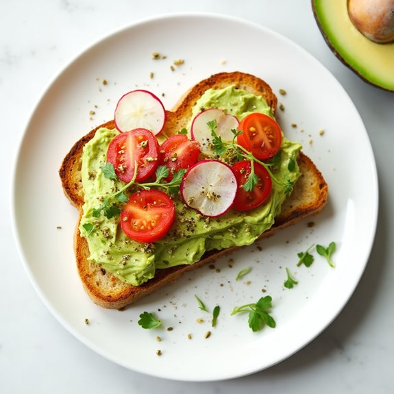 avocado spread on toast