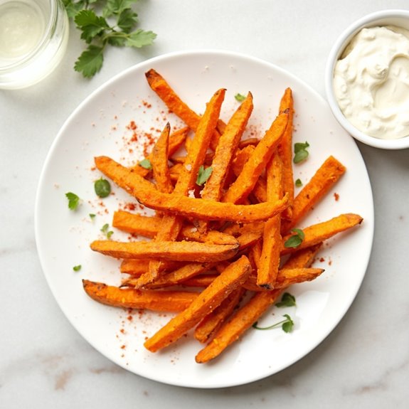 baked sweet potato fries