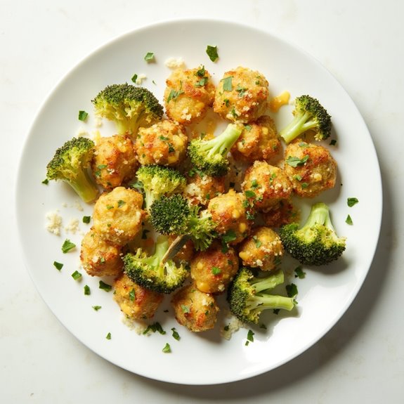 cheesy broccoli snack bites