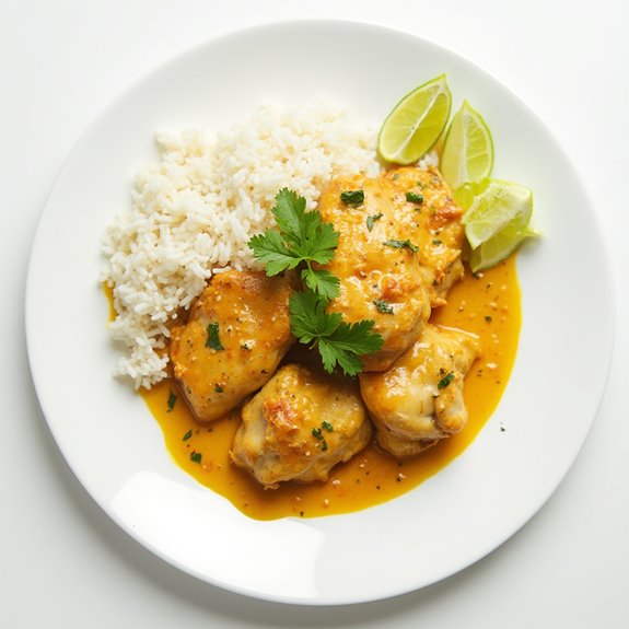 coconut curry chicken thighs