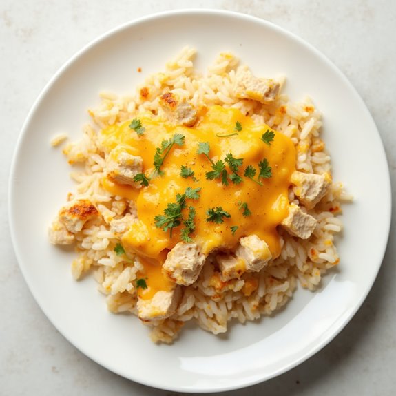 creamy chicken rice casserole