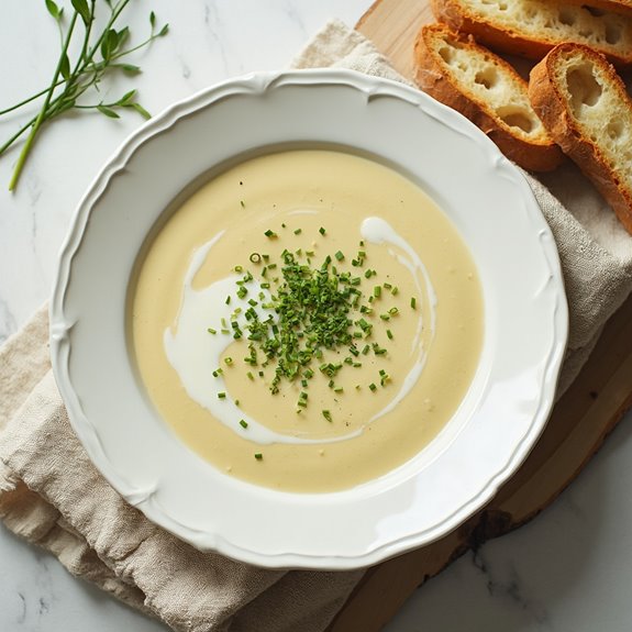 creamy potato leek soup