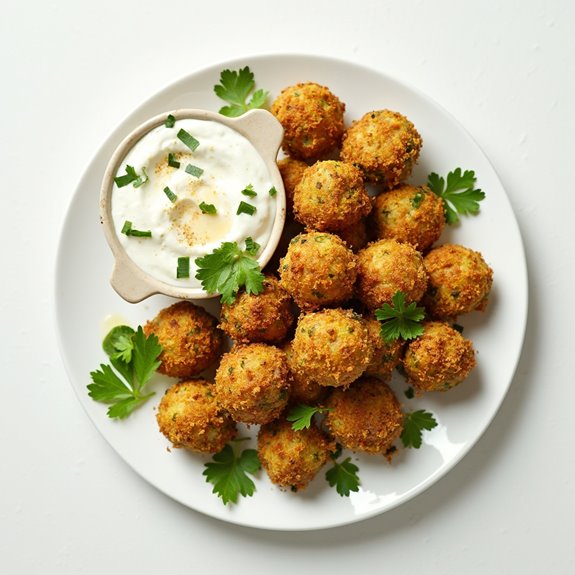 crispy chickpea snack bites