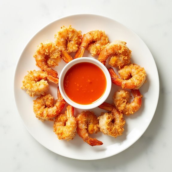 crispy coconut shrimp appetizer