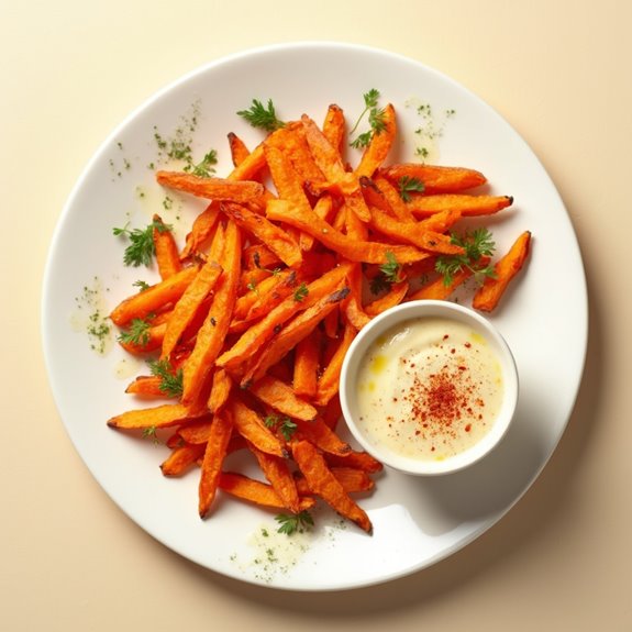 crispy delicious sweet potato fries