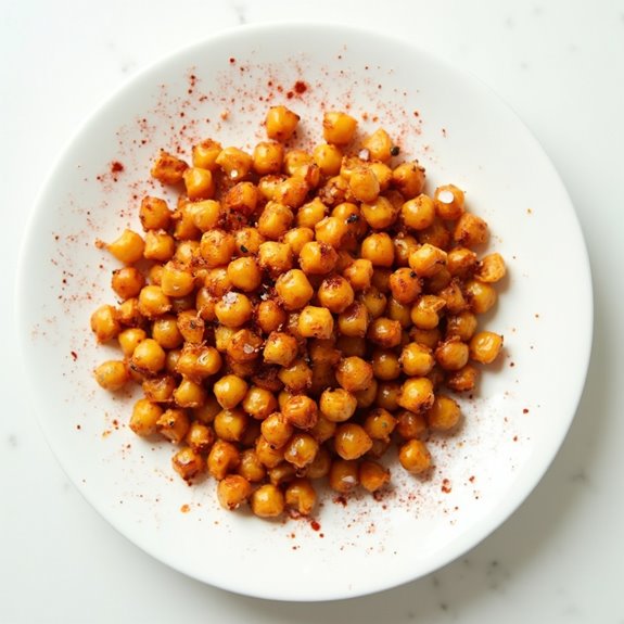 crispy flavorful roasted legumes