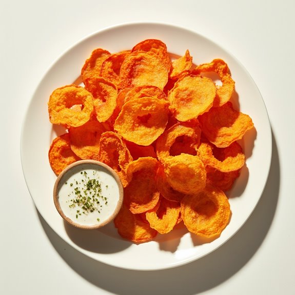 crispy flavorful sweet potato snacks