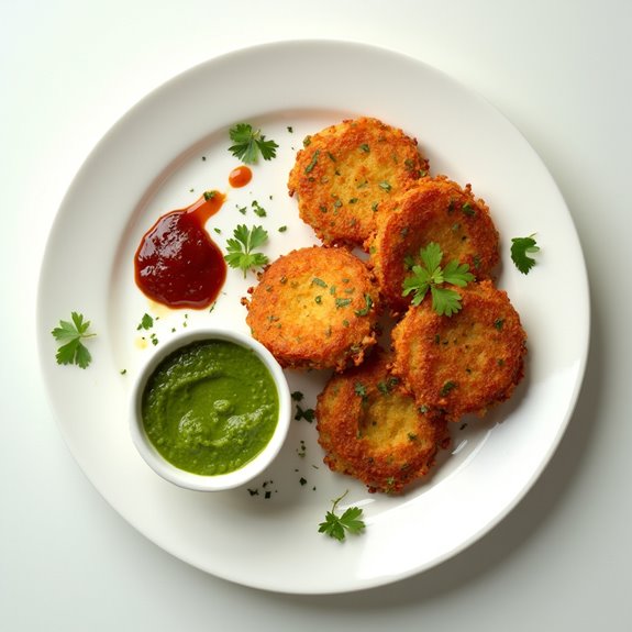 crispy lentil snack bites