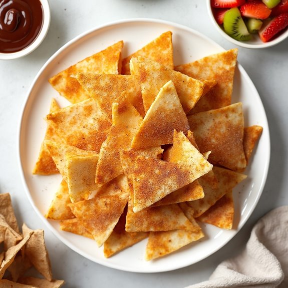 crispy sweet tortilla treat