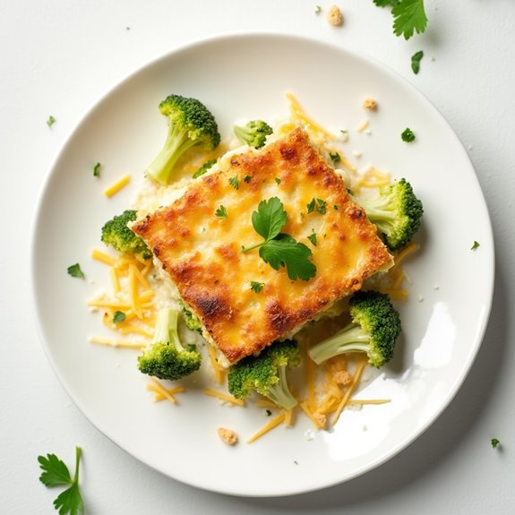 delicious baked broccoli dish