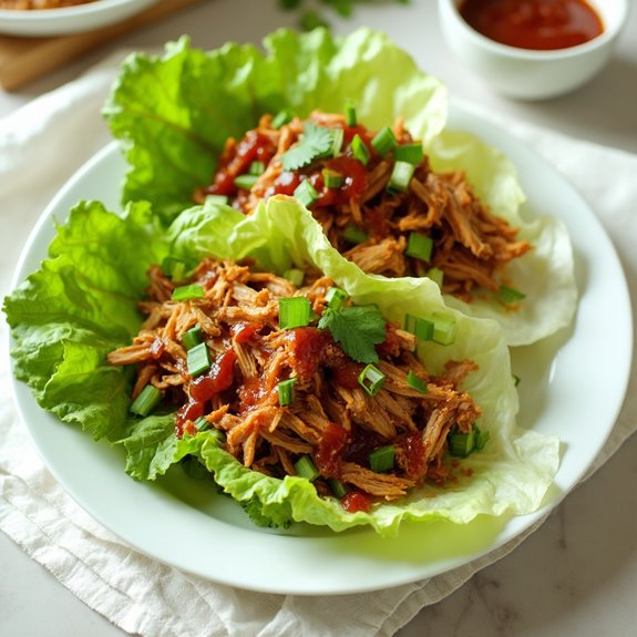 delicious bbq pork wraps