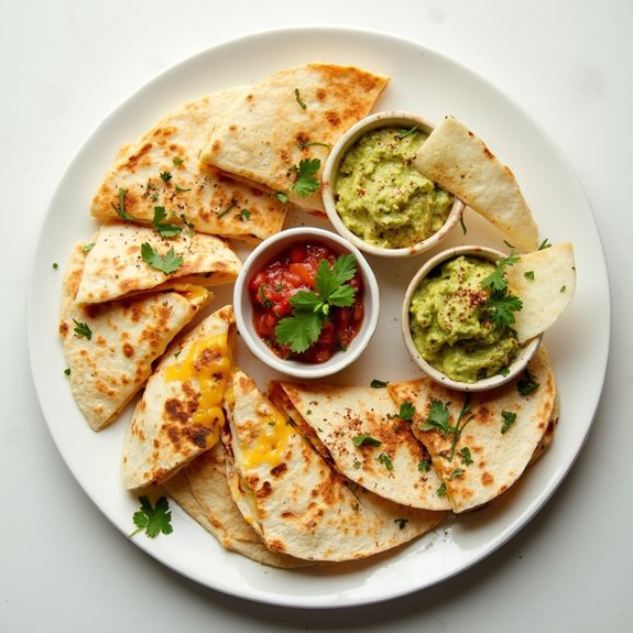 delicious black bean quesadillas