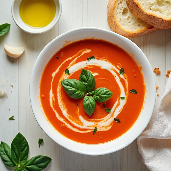 delicious creamy tomato soup