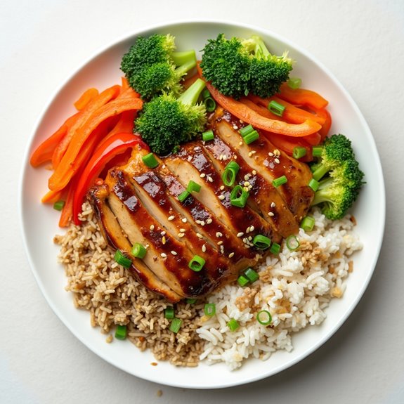 delicious teriyaki chicken bowls