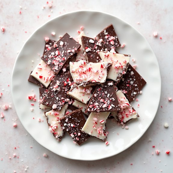 festive chocolate mint treat