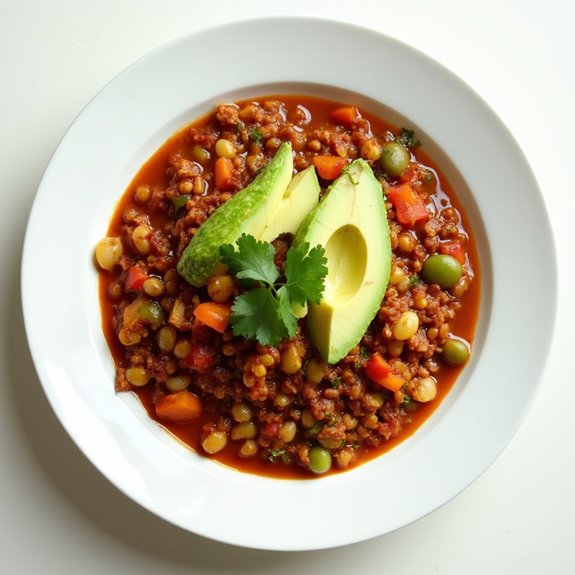 flavorful and hearty chili