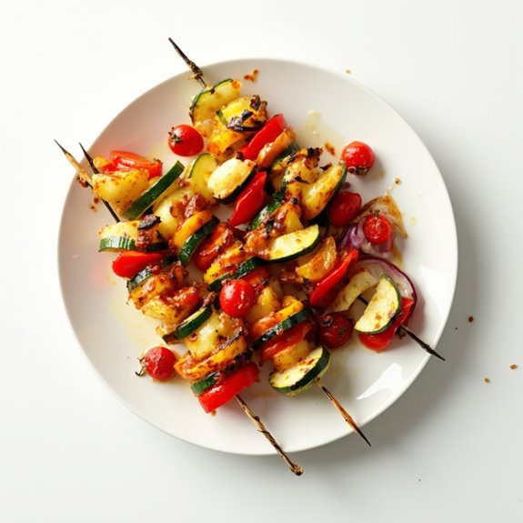 grilled vegetable skewers recipe