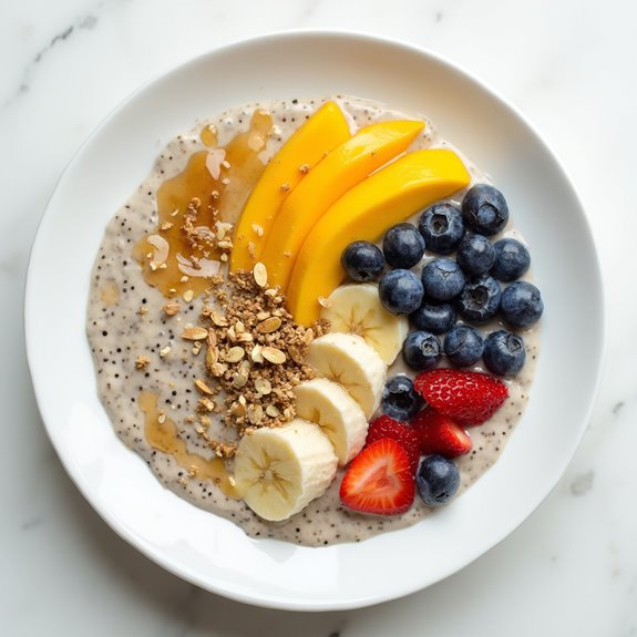 healthy chia seed dessert