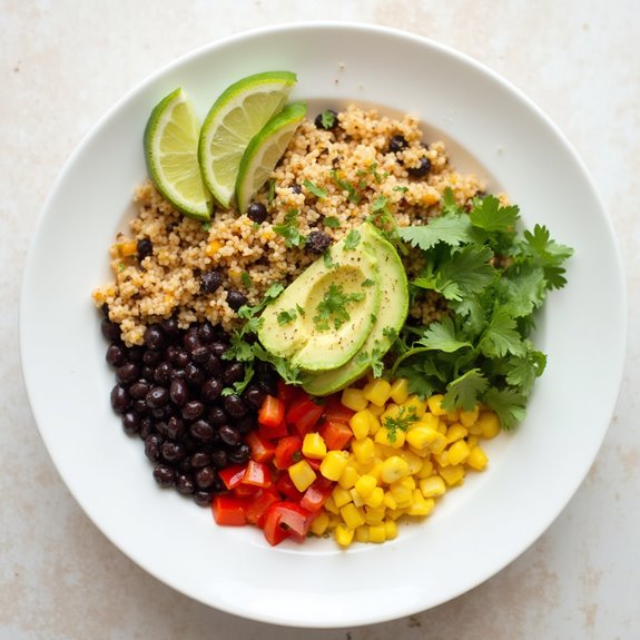 healthy mexican quinoa dish