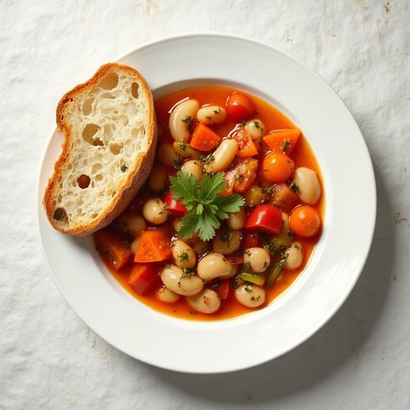 hearty bean and tomato stew