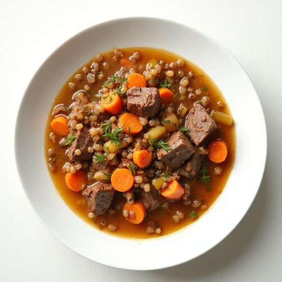 hearty beef barley stew