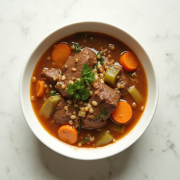 hearty beef barley stew