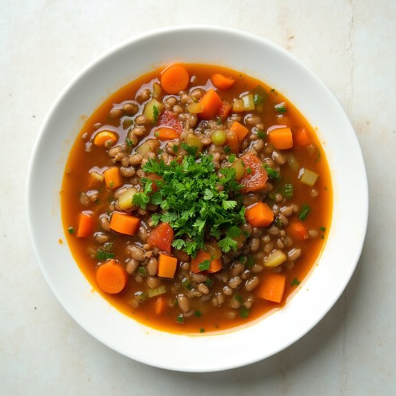 hearty lentil soup recipe