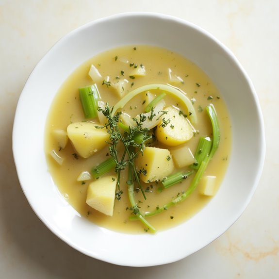 hearty potato leek stew