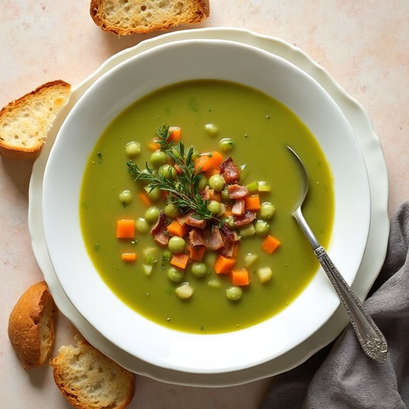 hearty split pea soup