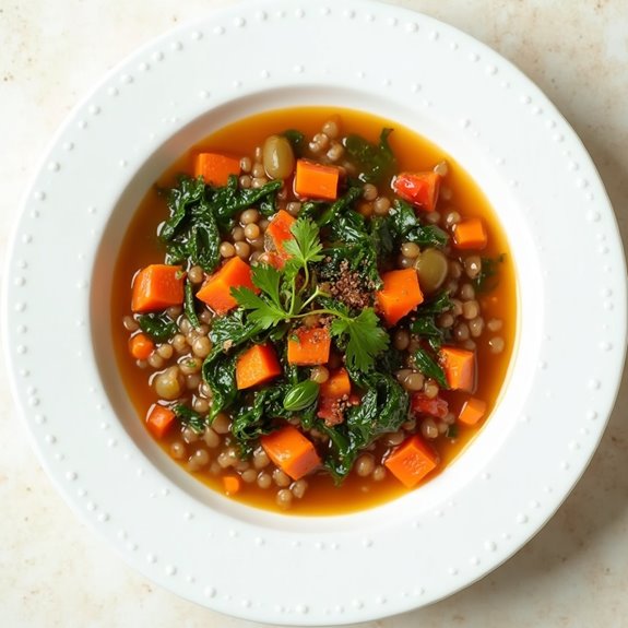 hearty vegetable lentil soup