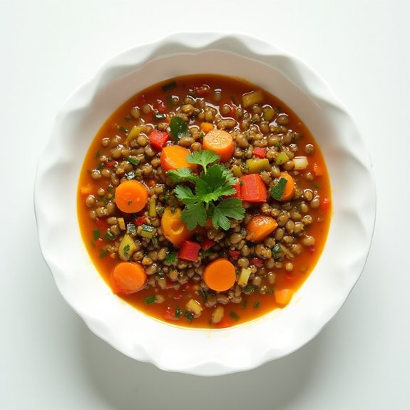 hearty vegetarian lentil stew