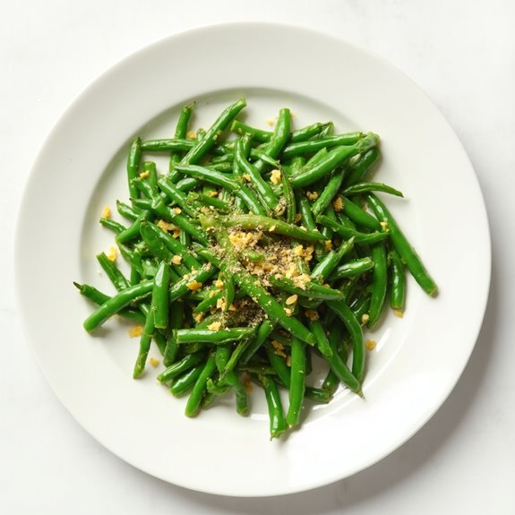 lemon garlic seasoned green beans