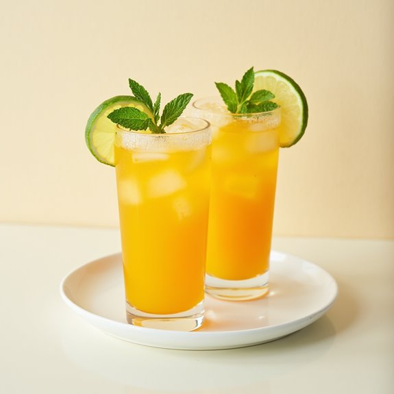 mango flavored cocktail drink recipe