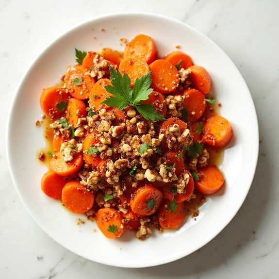 maple glazed carrot salad recipe