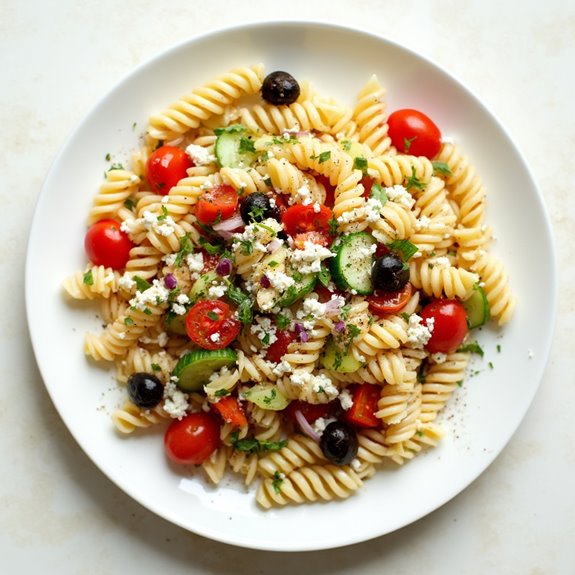 mediterranean inspired pasta salad recipe