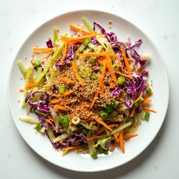 miso flavored cabbage salad recipe