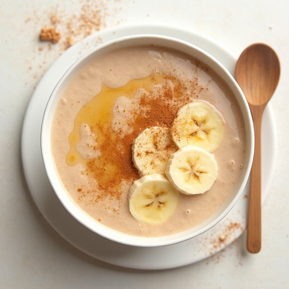 nutritious oatmeal breakfast smoothie