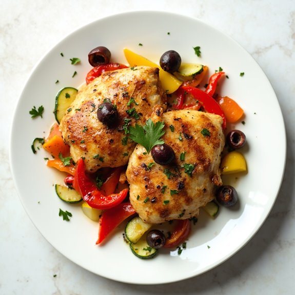 one pan mediterranean chicken recipe