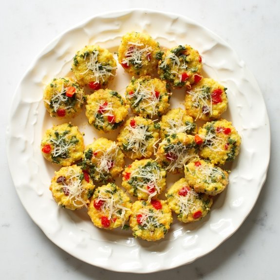 quinoa based mini breakfast frittatas