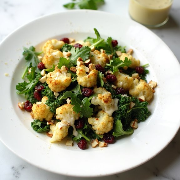 roasted cauliflower salad recipe