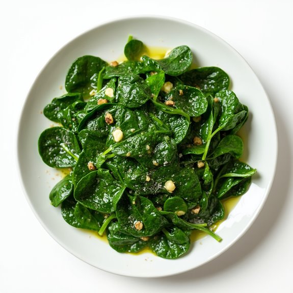 saut ed spinach preparation method