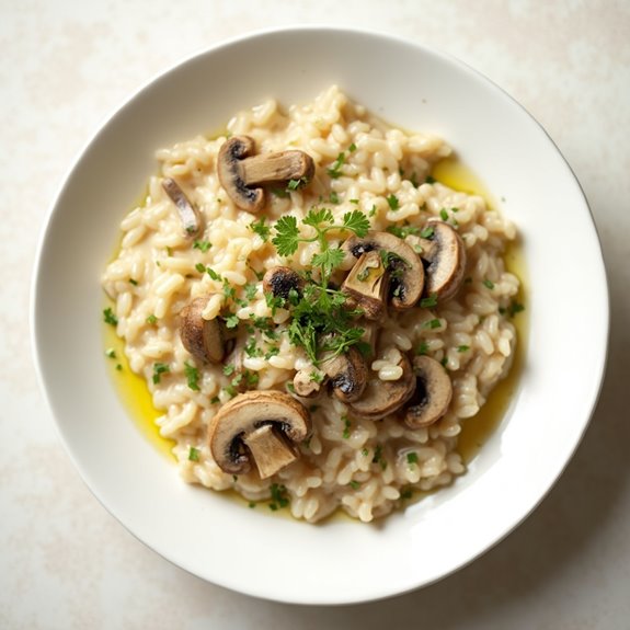 savory creamy mushroom dish