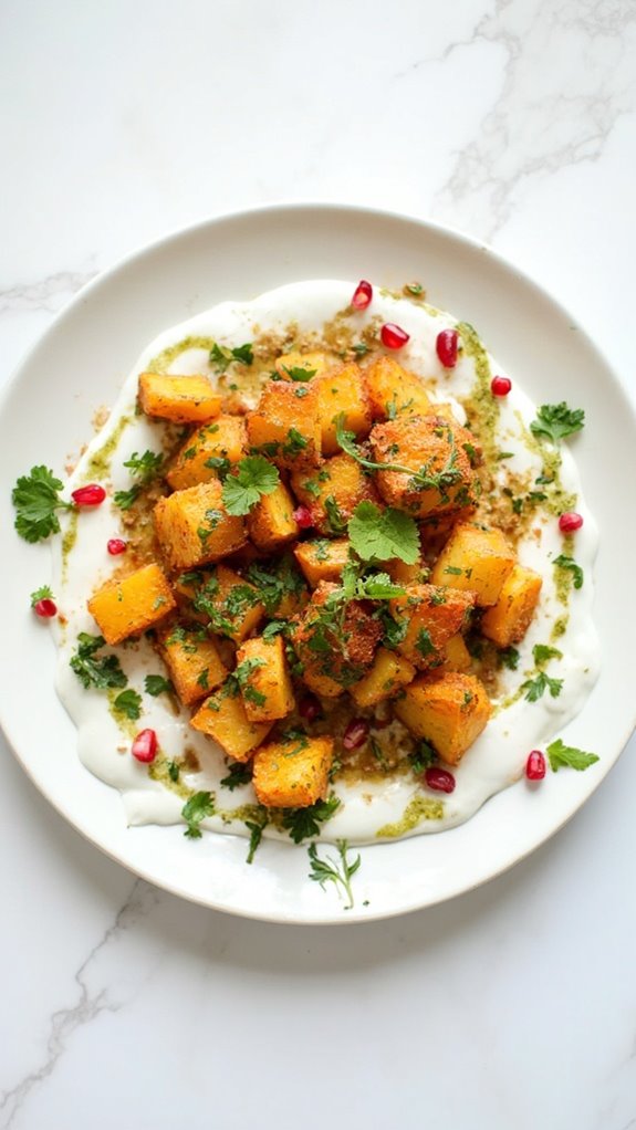 savory indian street snack