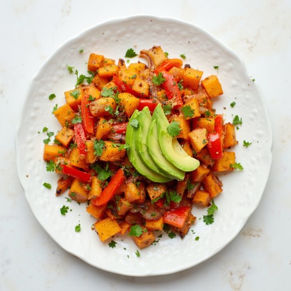 savory sweet potato mixture