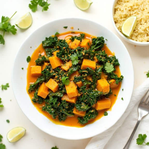 savory vegetable curry dish