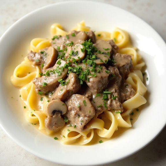 simple beef pasta dish