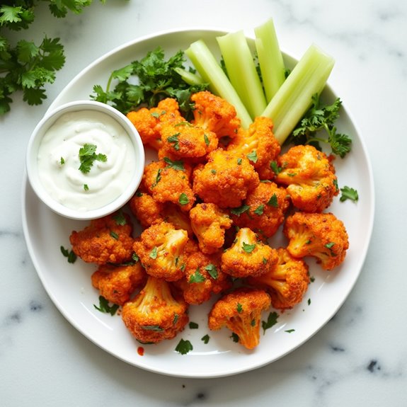 spicy cauliflower air fryer