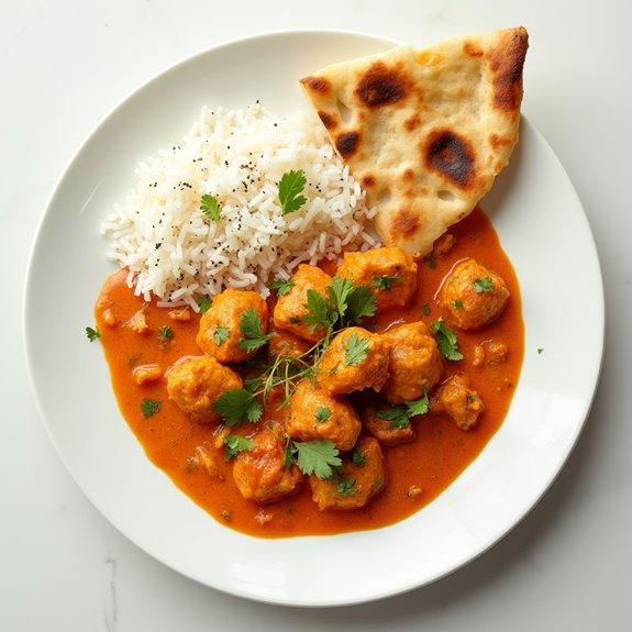 spicy marinated chicken curry