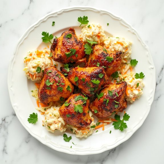 spicy marinated chicken thighs