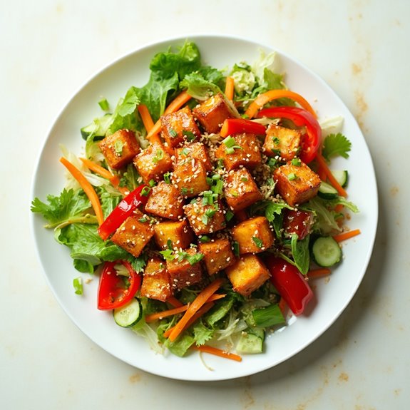 spicy tofu salad recipe